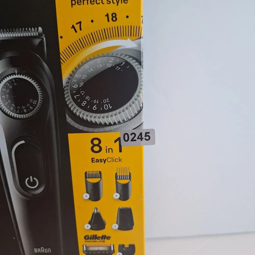 Braun Series 3 All-in-One 8-in-1 Electric Beard Trimmer Kit + Razor AIO3470 NEW